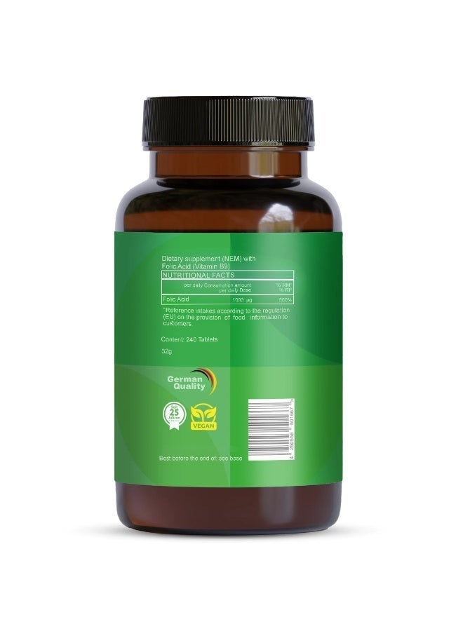 Vitabay Folic Acid - 1000 mcg - 240 vegan tablets - Image 5